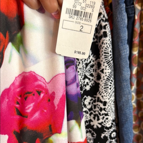 Laundry By Shelli Segal Multicolor Floral Dress - Picture 4 of 5